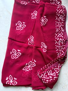 Viscous Georgette Saree