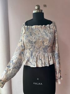 Long Peplum Top