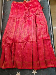 Elegant Pink Ethnic Skirt