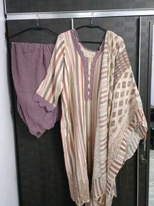 Striped Kurta Set