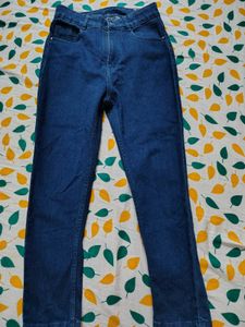 Dark Blue Straight Jeans