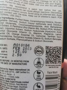 Wow Skin Science Vitamin C Face Wash