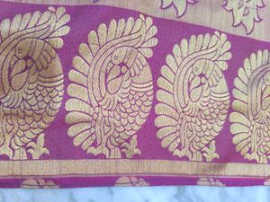 Elegant Blue &amp; Pink Saree