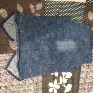 Denim Jacket with Studs
