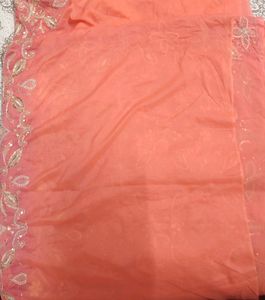 Georgette Heavily Embroided Saree