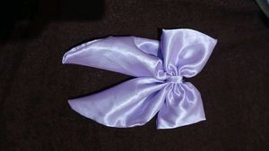 Lilac Satin Bow