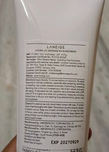 Laneige Hydro UV Defense Ex Sunscreen
