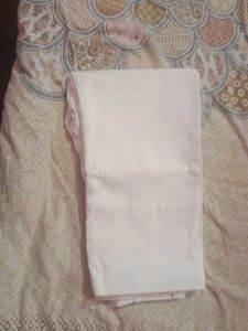 White Wide Leg Pants