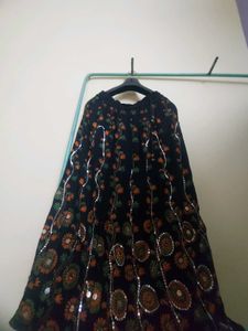 Floral Print Ethnic Skirt