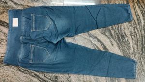 High Waist Light Green Shade Jeans