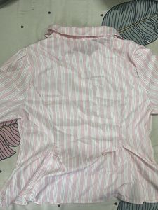 Striped Pink Blouse
