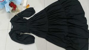 Black Tiered Maxi Dress