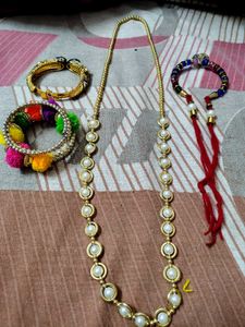 Bracelets And Moti Mala