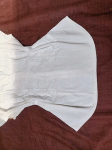 H&amp;M Stripped Fitted V-Neck Top