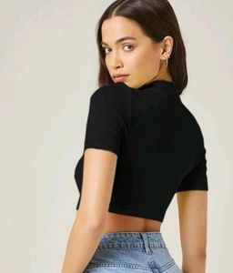 Black Crop Top