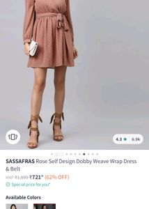 Sassafras Xl Pink Dress