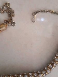 Sparkling Gold-Tone Necklace