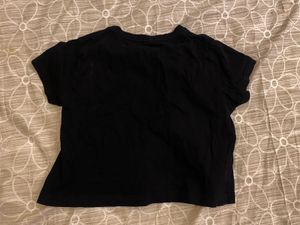 text crop t shirt y2k