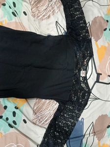 Elegant Black Lace Top