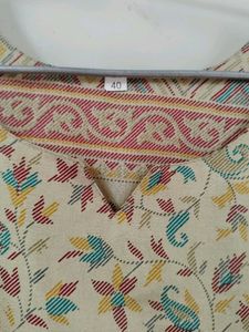 Vintage Floral Print Kurti