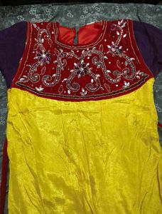 Embroidered Indian Dress