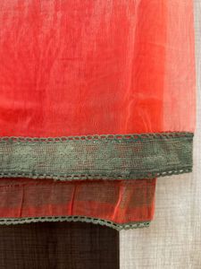 Dark Coral Shawl