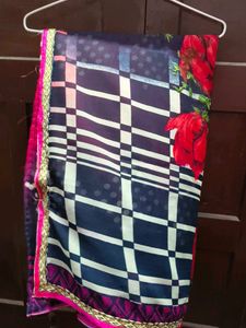 Floral Print Saree