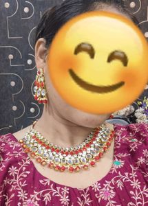 Price Drop- Beautiful Kundan Jewellery Set