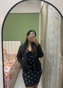 K.N. FASHION Leather Biker Jacket