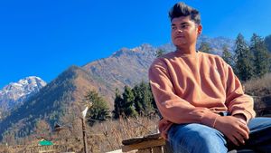 Patterned Button-Down Shirt