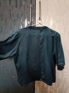 Teal Green Dress with Embellishments