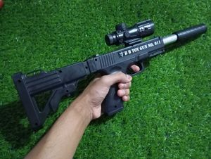 (Pack Of 2)  Toy Pubg Gun With Free Bullets