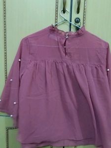 Nude Pink Pearl Top💖💗
