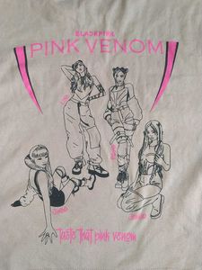 Black Pink Crop Top