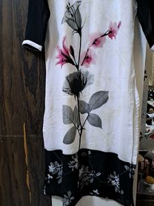 Floral Print Kurta