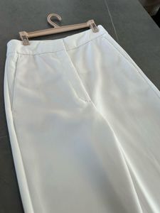 Zara High waisted White Pants
