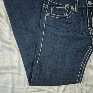 low waist straight fit Y2K Denim Jeans