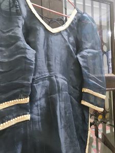 Elegant Navy Blouse