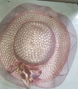 💗 Pink Hat For Girls Upto 12 Years