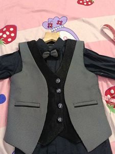 Boys' Formal Vest & Bow Tie Set