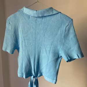 FB Sister Knitwear Tie Up Top