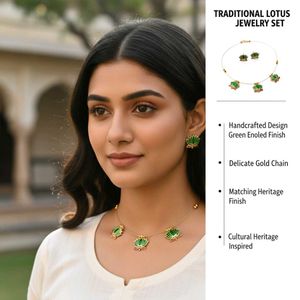 Lotus Necklace Set