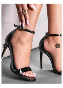 Black Patent Leather Heels