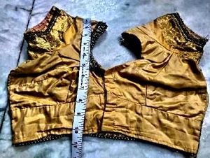 Yellow Colour Kanjeevaram Silk Blouse