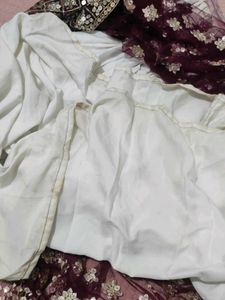 Sangeet Wine Lehenga