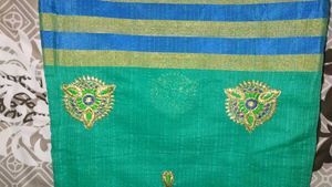 Elegant Green Saree