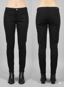 New Denim Jeans Slim Fit Black Pants