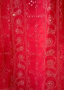 Red Sharara Suit