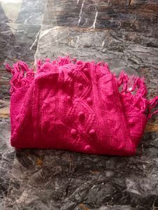 Woolen Poncho Top