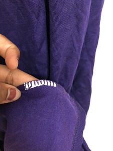 Russell Athletic Purple Long Sleeve T Shirt